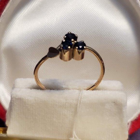 9K Gold Ring with gemstone - Picture 5 of 12